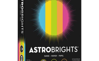 Color Paper -“Bright” Assortment, 24 lb Bond Weight, 8.5 x 11, Assorted Bright Colors, 500/Ream