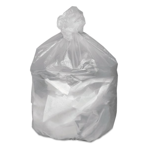Waste Can Liners, 16 gal, 6 mic, 24" x 31", Natural, 50 Bags/Roll, 20 Rolls/Carton - Image 2