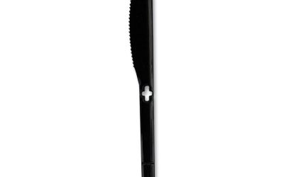 Knife Wego Polystyrene, Knife, Black, 1000/carton