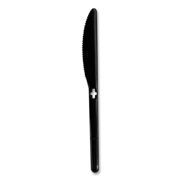 Knife Wego Polystyrene, Knife, Black, 1000/carton
