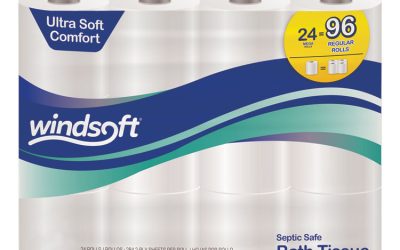 Premium Bath Tissue, Septic Safe, 2-Ply, White, 284 Sheets/Roll, 24 Rolls/Carton
