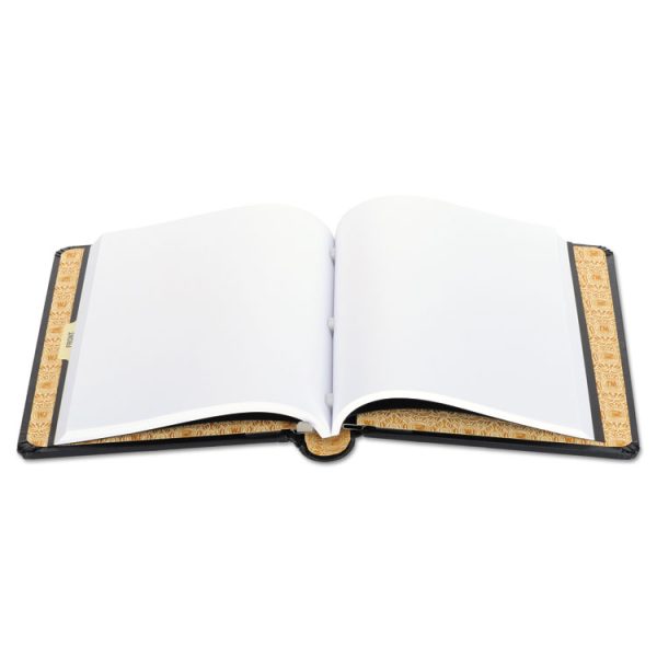 Looseleaf Corporation Minute Book, 1-Subject, Unruled, Black/Gold Cover, (250) 11 x 8.5 Sheets - Image 3