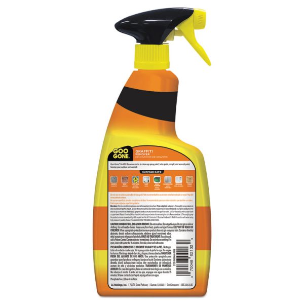 Graffiti Remover, 24 Oz Spray Bottle, 4/carton - Image 2