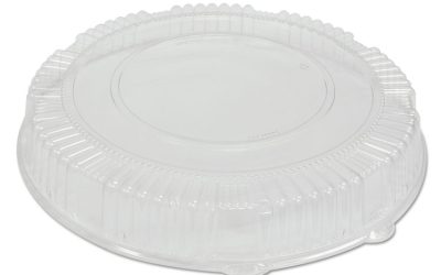 Caterline Dome Lids, 16″ Diameter x 2.75″h, Clear, Plastic, 25/Carton