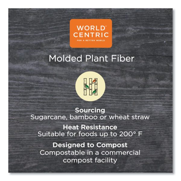 Fiber Lids for Bowls, 4.7" dia, Paper, 500/Carton - Image 3