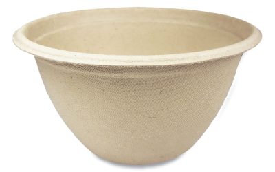 Fiber Bowls, 12 oz, 4.5″ dia x 2.5″ h, Natural, Paper, 500/Carton