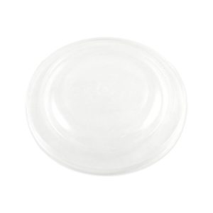 PLA Lids for Fiber Bowls, 7.5" Diameter x 1"h, Clear, Plastic, 300/Carton