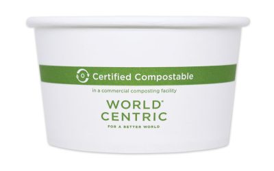 Paper Bowls, 16 Oz, 4.4″ Diameter X 3″h, White, 500/carton