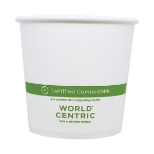 Paper Bowls, 24 Oz, 4.4" Diameter X 4.4"h, White, 500/carton