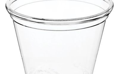 PLA Clear Cold Cups, 1 oz, Clear, 3,000/Carton