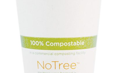 Notree Paper Hot Cups, 10 Oz, Natural, 1,000/carton