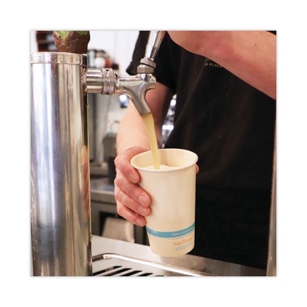 Notree Paper Cold Cups, 12 Oz, Natural, 1,000/carton - Image 2