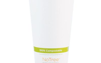 Notree Paper Hot Cups, 20 Oz, Natural, 1,000/carton