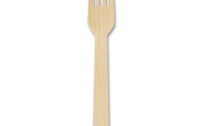 Bamboo Cutlery, Fork, 6.7″, Natural, 2,000/Carton