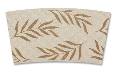 Hot Cup Sleeves, Fits 8 oz Cups, Natural, 1,000/Carton