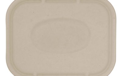 Fiber Lids for Fiber Containers, 7.8 x 10.1 x 0.5, Natural, Paper, 400/Carton