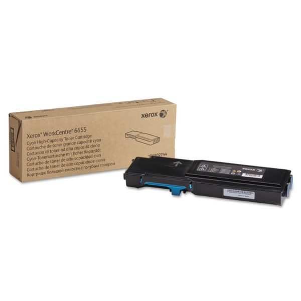 106r02744 Toner, 7,500 Page-Yield, Cyan