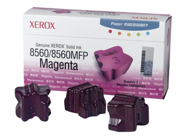 XEROX PHASER 8560,3PK SD BLACK INK STICKS