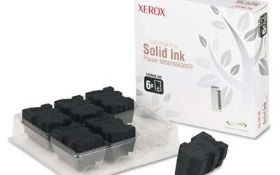 108r00749 High-Yield Solid Ink Stick, 2,333 Page-Yield, Black, 6/box