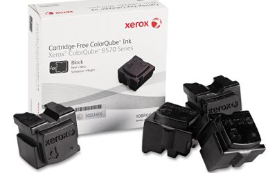 108r00930 Solid Ink Stick, 8,600 Page-Yield, Black, 4/box