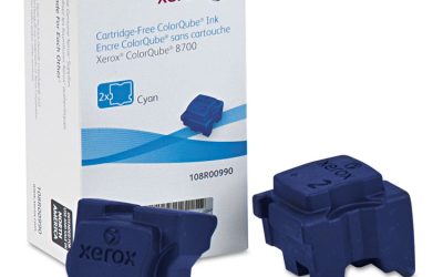 108r00990 Solid Ink Stick, 4,200 Page-Yield, Cyan, 2/box