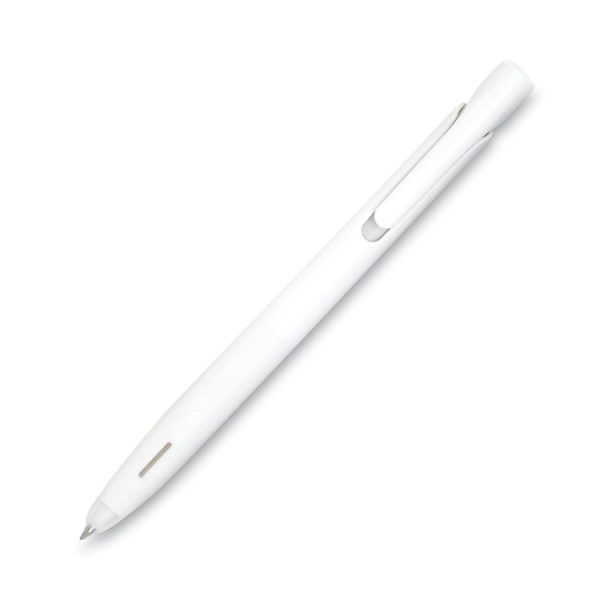 bLen Gel Pen, Retractable, Fine 0.7 mm, Black Ink, White Barrel, Dozen - Image 3