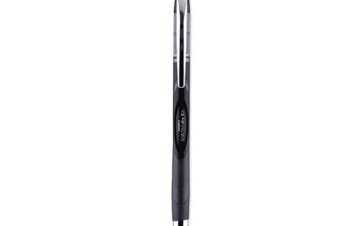 Sarasa Dry Gel X30 Gel Pen, Retractable, Medium 0.7 mm, Black Ink, Black/Silver Barrel, 24/Pack