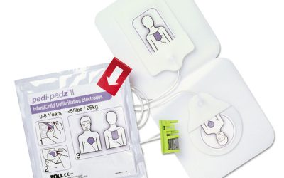 Pedi-Padz Ii Defibrillator Pads, Children Up To 8 Years Old, 2-Year Shelf Life