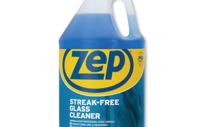 Streak-Free Glass Cleaner, Pleasant Scent, 1 Gal Bottle, 4/carton