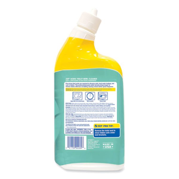 Acidic Toilet Bowl Cleaner, Mint, 32 Oz Bottle, 12/carton - Image 2