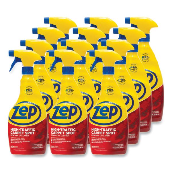 High Traffic Carpet Cleaner, Fresh Scent, 32 Oz Spray Bottle, 12/carton - Image 3