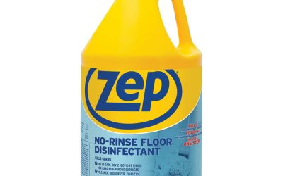 No-Rinse Floor Disinfectant, Pleasant Scent, 1 Gal, 4/carton