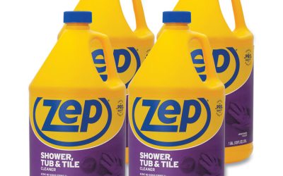 Shower Tub and Tile Cleaner, Pleasant Scent, 1 gal, 4/Carton